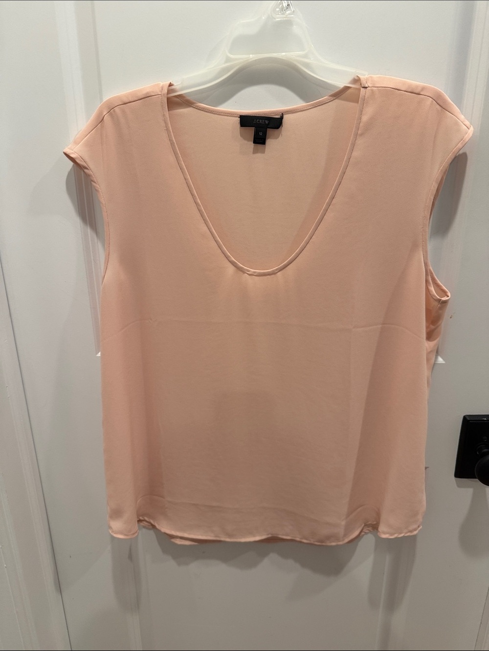 NWOT Jcrew drapey cap sleeve top
